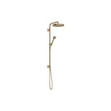 Душова система Axor One Showerpipe 280 1jet прихованого монтажу без змішувача, Brushed Bronze (48790140)