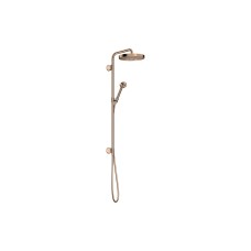 Душова система Axor One Showerpipe 280 1jet прихованого монтажу без змішувача, Polished Red Gold (48790300)