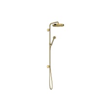 Душова система Axor One Showerpipe 280 1jet прихованого монтажу без змішувача, Polished Gold Optic (48790990)