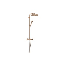 Душова система Axor One Showerpipe 280 1jet з термостатом, Brushed Red Gold (48794310)