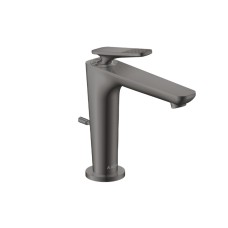 Змішувач Axor Citterio C 125 Cubic cut CoolStart для умивальника з д/к pop-up, Polished Black Chrome (49031330)
