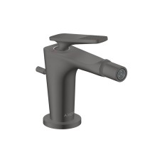 Змішувач Axor Citterio C Cubic cut для біде з донним клапаном pop-up, Brushed Black Chrome (49211340)