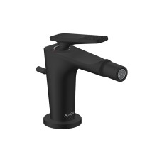 Змішувач Axor Citterio C Cubic cut для біде з донним клапаном pop-up, Matt Black (49211670)