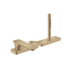 Змішувач Axor Citterio C врізний монтаж на край ванни 3 отвори, Brushed Bronze (49430140)