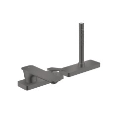 Змішувач Axor Citterio C врізний монтаж на край ванни 3 отвори, Brushed Black Chrome (49430340)