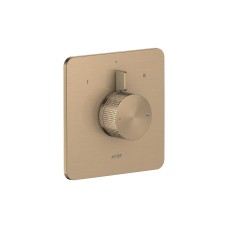 Змішувач Axor Citterio C Cubic cut прихованого монтажу на 2 функції, Brushed Bronze (49451140)