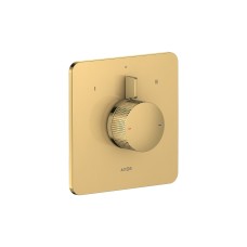 Змішувач Axor Citterio C Cubic cut прихованого монтажу на 2 функції, Polished Gold Optic (49451990)
