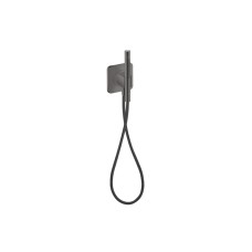 Набір Porter Axor Citterio C 120х120 см з лійкою 2jet та шлангом Textile 1,25 Polished Black Chrome (49626330)