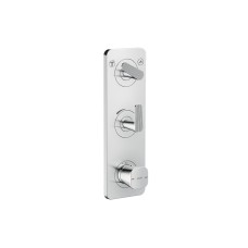 Термостат Axor Citterio C Cubic cut 380/120 для 2-х споживачів, Chrome (49701000)
