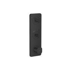 Термостат Axor Citterio C Cubic cut 380/120 для 2-х споживачів, Matt Black (49701670)