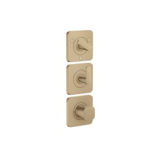Термостат Axor Citterio C 380/120 для 3-х споживачів, Brushed Bronze (49710140)