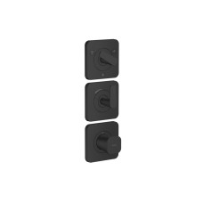 Термостат Axor Citterio C 380/120 для 3-х споживачів, Matt Black (49710670)