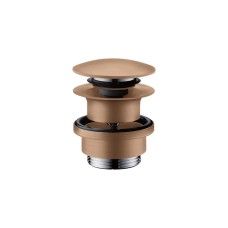 Донний клапан для умивальників з переливом AXOR push-open, Brushed Red Gold (51300310)