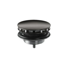 Донний клапан з фіксованою кришкою Axor для умивальників, Polished Black Chrome 51301330