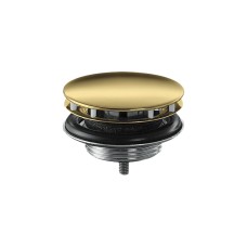 Донний клапан з фіксованою кришкою Axor для умивальників, Polished Gold Optic 51301990