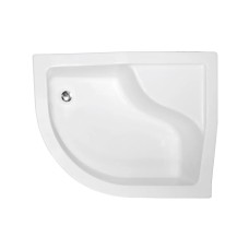 Піддон півкруглий MAXI 120x85х24/38,5 Р правий + ноги