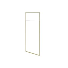 Кабіна walk in ICON Gold 120x200-280 скло прозоре, профіль золотий