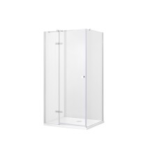Кабіна квадратна PIXA 90x90x195 ліва, скло прозоре, профіль хром