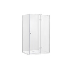 Кабіна прямокутна PIXA 120x80x195 права, скло прозоре, профіль хром