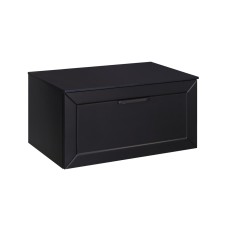 Тумба під умивальник без стільниці DEXA 60x50x40 + сифон, чорна ручка, чорна матова