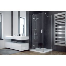 Кабіна квадратна VIVA 90x90x195 L, скло прозоре, проф. хром