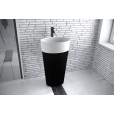 Умивальник вільностоячий UNIQA B&W 32х46