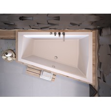 Ванна акрилова INTIMA DUO SLIM 180х125 Права (соло), без ніг