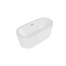 Ванна VICTORIA 160х75 з сифоном Alcaplast з тонким переливом з верхньою очисткою хром