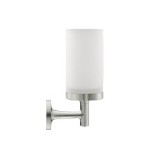 Стакан підвісний STARCK T Stainless steel Brushed, скло White Matt (0099317000)