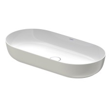 LUV Умивальник на стільницю 80x40 см, Grey Satin Matt/White High Gloss (0379802300)