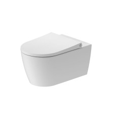 BENTO STARCK BOX Унітаз підвісний 40х59,5 White Satin Matt HygieneGlaze + сидіння (45930990A1)