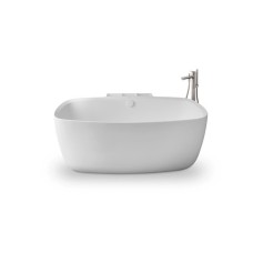 AURENA Ванна пристінна двостороння White Matt 160x103,5 см на рамі з панеллю (700551000000000)