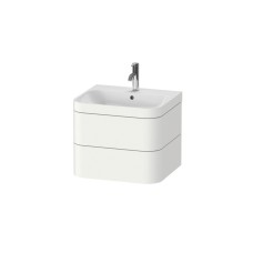 HAPPY D.2 Plus Тумба з умивальником 57,5х49 см (HP4635O36360A00) білий шовковисто матовий + модуль 78