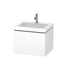 L-CUBE Комплект Тумба з умивальником 60х48 см (LC6916O1818) білий матовий