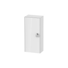 WHITE TULIP Шафа для ванної ліва 40х88 см White High Gloss Lacquer, ручка хром (WT1323L8585)