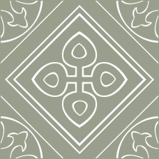 TWIST CLASSIC GREEN NAT 20х20 декор (литка для підлоги і стін) 00T2061