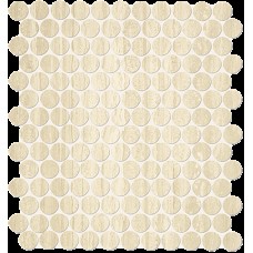 ROMA TRAVERTINO ROUND MOSAICO 29.5х32.5 (мозаїка) FLTT