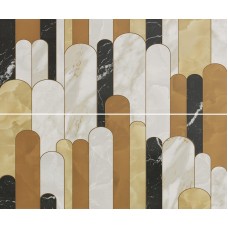 ROMA GOLD ARCHS INSERTO MIX 2 100х120 RT декор-панно (плитка настінна) fQMV
