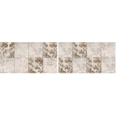 ROMA GOLD CALACATTA DELICATO DAMASCO INSERTO MIX 2 30.5х112 RT декор-панно (плитка настінна) fQNG