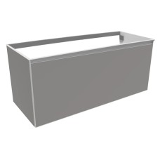 CUBIKA Підвісна тумба під умивальник 120x50x50 см, Grey matt (CKD945LGK)