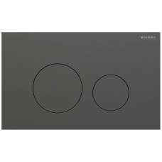 Кнопка змиву Sigma 40 round, чорний хром/матовий (115.628.QD.1)