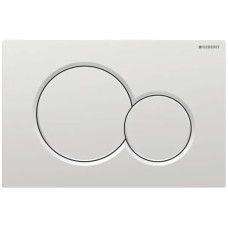 Кнопка змиву Sigma 01, подвійного змиву, пластик, хром матовий (115.770.JQ.5)