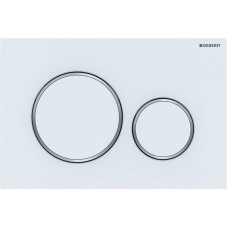 Кнопка змиву Sigma 20, білий мат. / хром гл./ білий мат (115.882.JT.1)