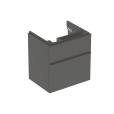 Тумба під умивальник SMYLE SQUARE 58 см, 2 шухляди, лава (500.352.JK.1)