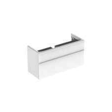 Тумба під умив.SMYLE SQUARE 120 см, 2 шухл.,білий глянець ( 500.355.00.1)