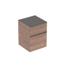 Шафка SMYLE SQUARE 45 см з двома шухлядами, темний горіх (500.357.JR.1)