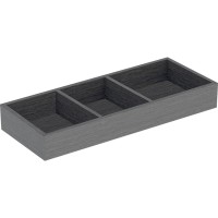 Вставка для шухляди VARIFORM, H-подібна, темно-сірий (501.156.00.1)