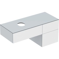 Тумба під умив.VARIFORM 120 см, 3 шухляди, білий глянець (501.183.00.1)