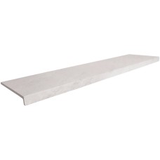 WHITE STONE SQUARE STAIR TREAD 120х31.7 (сходинка)