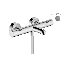 Змішувач з термостатом для ванни Ecostat Fine, Brushed Black Chrome  (13325340)